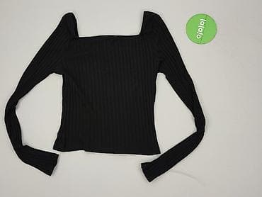 bluzki basic prążek: NA-KD, Bluzka damska, rozmiar M — 3