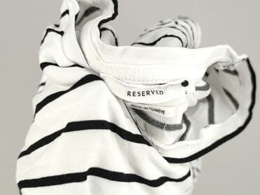 reserved koszulka w paski: Reserved, T-shirt damski, rozmiar L — 5