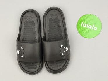 kapcie jordan pluszowe fioletowe: Klapki damskie, 41 — 2