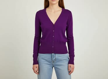 kamizelka futerko h m: H&M, Kardigan damski, rozmiar XS — 6