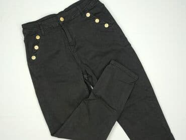 c a spodnie damskie z wysokim stanem: Spodnie materiałowe damskie, rozmiar M — 5