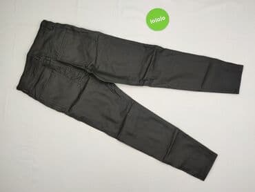 zara spodnie czarne szerokie: PULL&BEAR, Spodnie materiałowe damskie, rozmiar M — 3