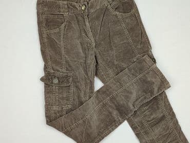 spodnie woskowane brązowe reserved: George, Material trousers for women, size M (EU 38) — 1