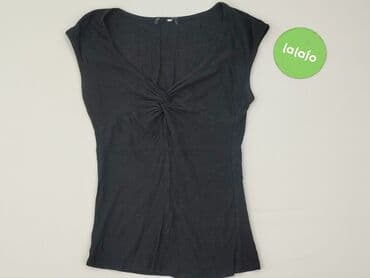 bluzka z dlugim rekawem czarna: T-shirt damski, rozmiar S — 2