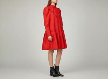 piękne czerwone sukienki na wesele: H&M, Sukienka damska, rozmiar M — 7