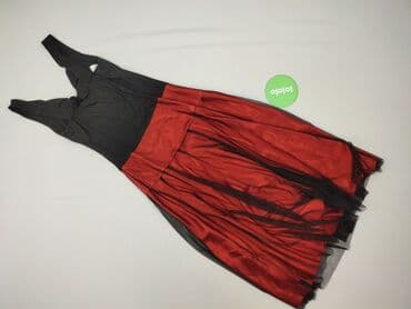 czerwone długie sukienki: J&J, Sukienka damska, rozmiar S — 3