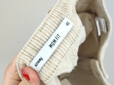Kobiety: Sinsay, Spodnie materiałowe damskie, rozmiar L — 4