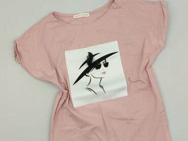 guess t shirt damski rozowy: T-shirt damski, rozmiar M — 1