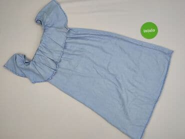 błękitna sukienki midi: Sukienka damska, rozmiar S — 3