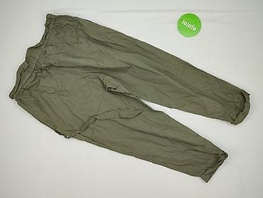 spodnie dril: Zara, Spodnie materiałowe damskie, rozmiar L — 3