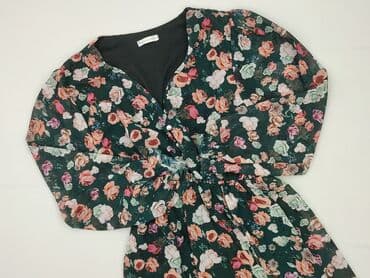 sukienka maxi butelkowa zieleń długi rękaw: New Collection, Sukienka damska, rozmiar S — 1