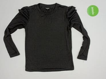 czarne bluzki z bufiastymi rękawami: Beloved, Women's blouse, size S — 3