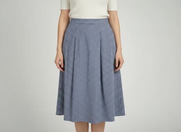 spódnice damskie w kratę: Spódnica damska, rozmiar M — 1
