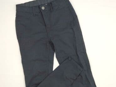 srebrne legginsy: Janina, Material trousers for women, size M (EU 38) — 1
