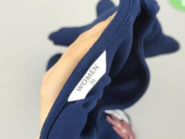 granatowa sukienka z białym kołnierzykiem: Women, Sukienka damska, rozmiar S — 4