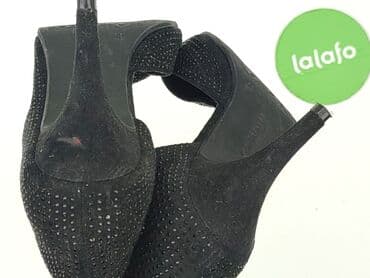 buty czarne na obcasie ccc: Półbuty damskie, rozmiar 38 — 6