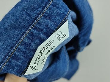 przecierane jeansy: Stradivarius, Sukienka damska, rozmiar S — 4