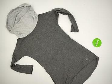 bluza pull and bear szara: Tunika damska, rozmiar L — 2