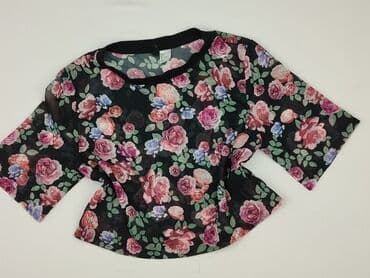bluzka z kwiatem 3d h: H&M, Жіноча блуза, розмір XS — 1
