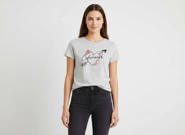ariana grande t shirty: Primark, T-shirt damski, rozmiar S — 1