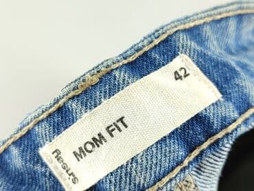 woskowane jeansy z wysokim stanem: Sinsay, Jeansy damskie, rozmiar XL — 4