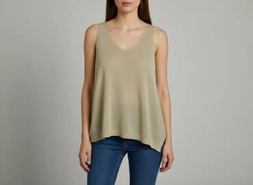 złoty top damski: Women`s top, size S — 1