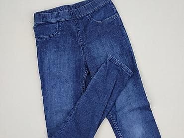 Spodnie jeansowe, H&M, 10 lat, 140, stan - Bardzo dobry