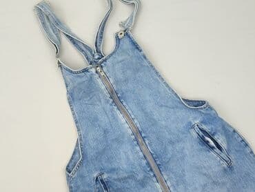 sukienka jeansowa pepco: Cropp, Ogrodniczki damskie, rozmiar M — 1