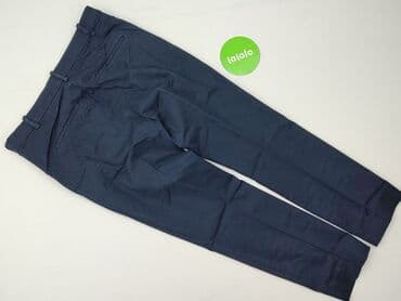 niebieskie spodnie dresowe damskie: H&M, Spodnie materiałowe damskie, rozmiar XL — 3