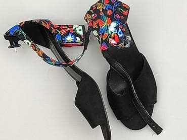 deichmann baleriny czarne: Sandały damskie, rozmiar 37 — 1