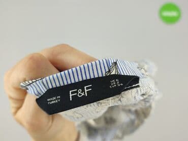 niebieska satynowa sukienka zara: F&F, Bluzka damska, rozmiar XS — 4