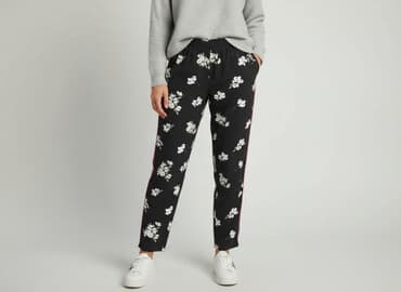 spodnie pizamowe hello kity: Spodnie materiałowe damskie, rozmiar L — 6