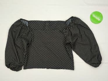 modne bluzki z bufiastymi rękawami: Bluzka damska, rozmiar M — 2