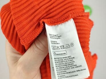 czerwona obcisła sukienka h m: H&M, Top damski, rozmiar L — 5
