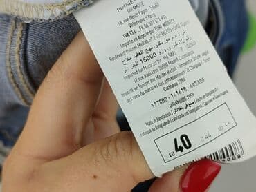 spodenki jeansowe z wysokim stanem pull and bear: Pimkie, Szorty damskie, rozmiar L — 5