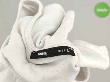 biale legginsy sinsay: Sinsay, Top damski, rozmiar L — 4