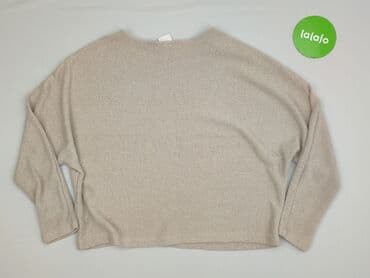 beżowy sweter h m: H&M, Sweter damski, rozmiar 4XL — 2