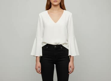 sweter z perełkami h m: H&M, Bluzka damska, rozmiar XS — 8