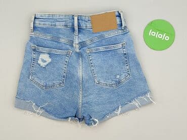 hm krótkie spodenki dzins low waist: H&M, Szorty damskie, rozmiar XS — 3