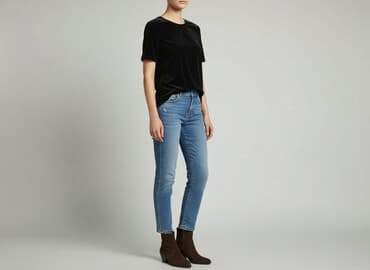 bluzki welurowa z krótkim rękawem: Cubus, Bluzka damska, rozmiar XS — 1