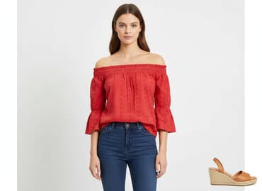 haft angielski bluzka: New Collection, Bluzka damska, rozmiar S — 6