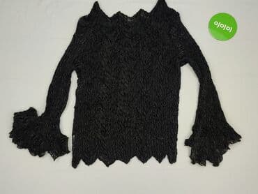 czarne bluzki krótki rękaw obcisła: Bluzka damska, rozmiar One size — 3