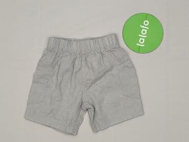 spodnie czarne woskowane: Shorts, 1-3 months, condition - Perfect — 2