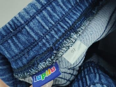 spodnie w kropki dla chlopca: Spodnie jeansowe, Lupilu, 1.5-2 lat, 92, stan - Bardzo dobry — 4