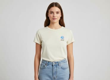 bershka koszulka oversize damska: Bershka, T-shirt damski, rozmiar S — 6