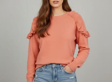 stradivarius swetry: River Island, Sweter damski, rozmiar One size — 7