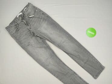 czarne cargo pull and bear: Jeansy dla mężczyzn, L — 2