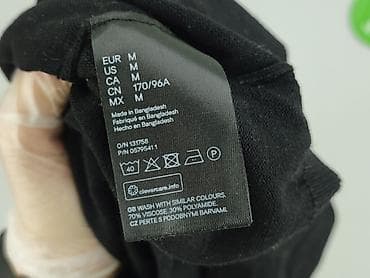 czarny sweter h: H&M Basic, Kardigan damski, rozmiar M — 5