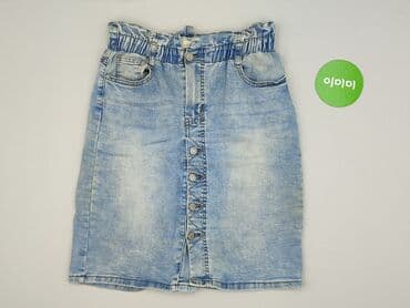 spódniczka dżinsowe z wysokim stanem: Denim Life, Spódnica damska, rozmiar L — 2