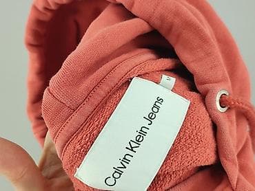 koszulka calvin: Calvin Klein Jeans, Bluza z kapturem dla mężczyzn, rozmiar M — 4